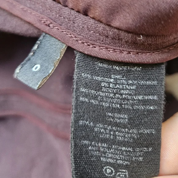 Theory Revolve Jontia K Open Front Blazer Jacket Burgundy Garnet Women's Size 0 - Picture 6 of 6